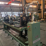 Truck-mounted crane boom welding robot workstation